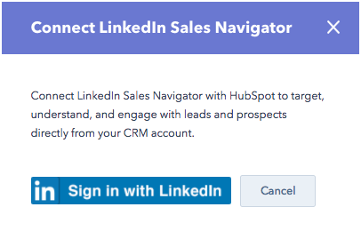 sign up for linkedin sales navigator